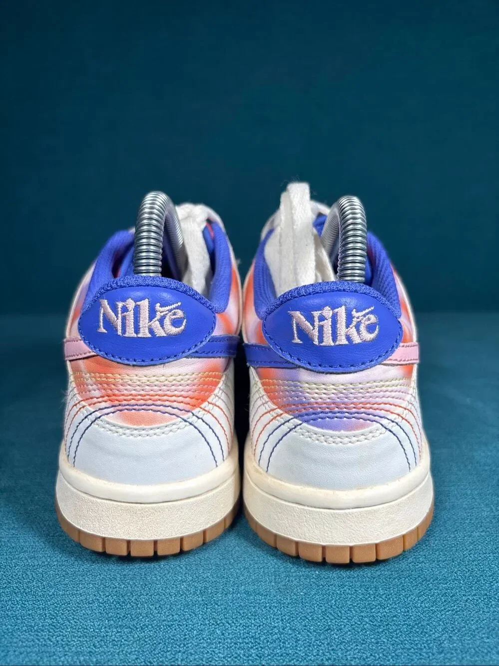 Nike Dunk Low GS Safety Orange Pink Foam Royal Size 5.5Y Women's 7 FN0600-801